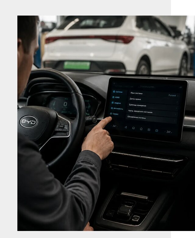 Русификация BYD E2 в Полысаеве от 15322 р. | ФастМобиль-Плс под ключ