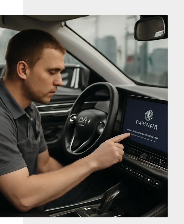 Установка приложений Changan и сервисов в авто в Полысаеве