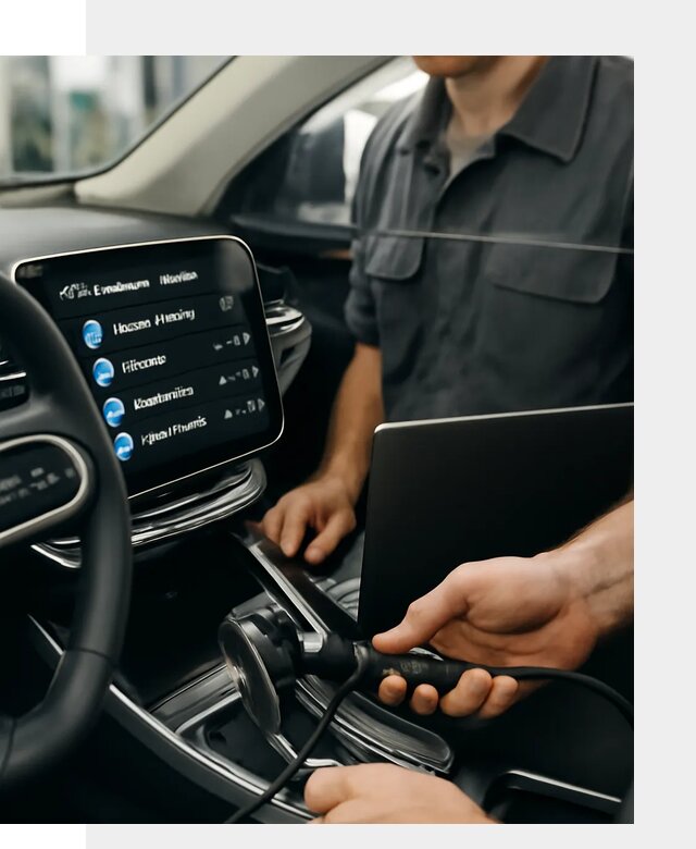 Установка приложений Geely для мультимедиа автомобиля в Полысаеве