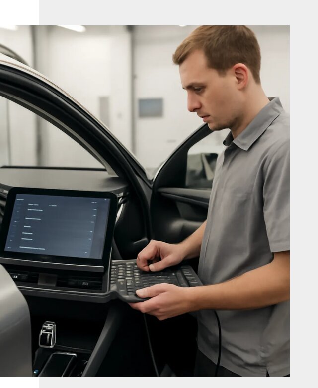 Русификация мультимедиа автомобилей Lynk Co в Полысаеве