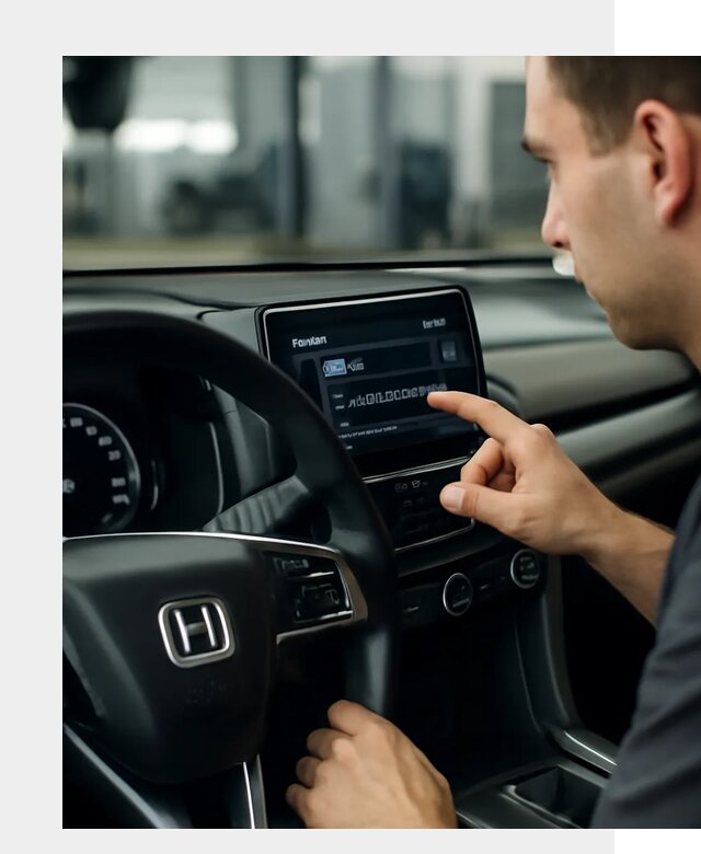 Русификация панели приборов Honda в Полысаеве по цене 5142 ФастМобиль-Плс